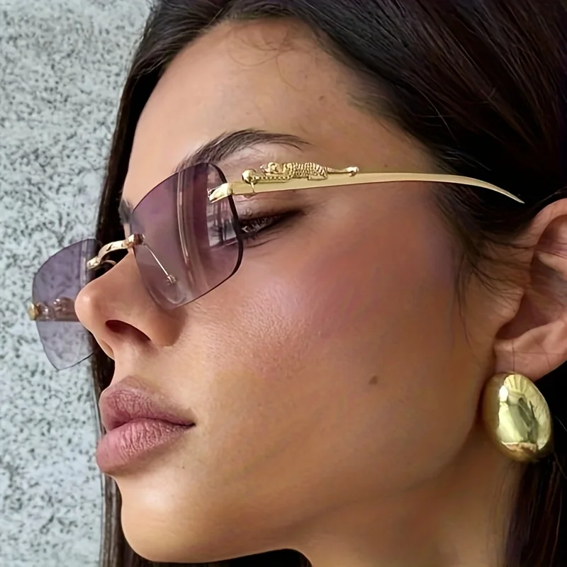 Neue Hochwertige Damen-Doppelgraue Trendige Elegante Brille