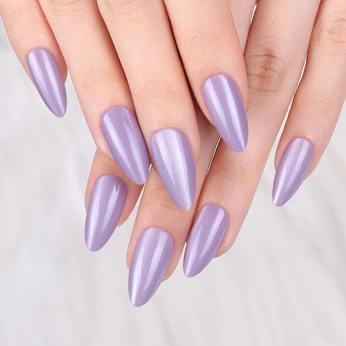 Unhas falsas 30 peças adesivos de unhas 2025 tendência de verão lavanda ombre arte de unha glitter céu estrelado design diy adesivos de manicure