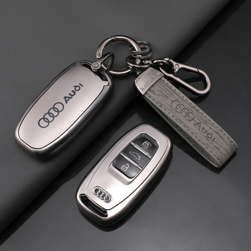 

Car Key Case Full Cover Smart Remote Shell Fit For AUDI A4 A5 A6 B6 B7 B8 A7 A8 Q5 Q7 R8 TT S5 S6 S7 S8 A8L SQ5 Auto Accessories