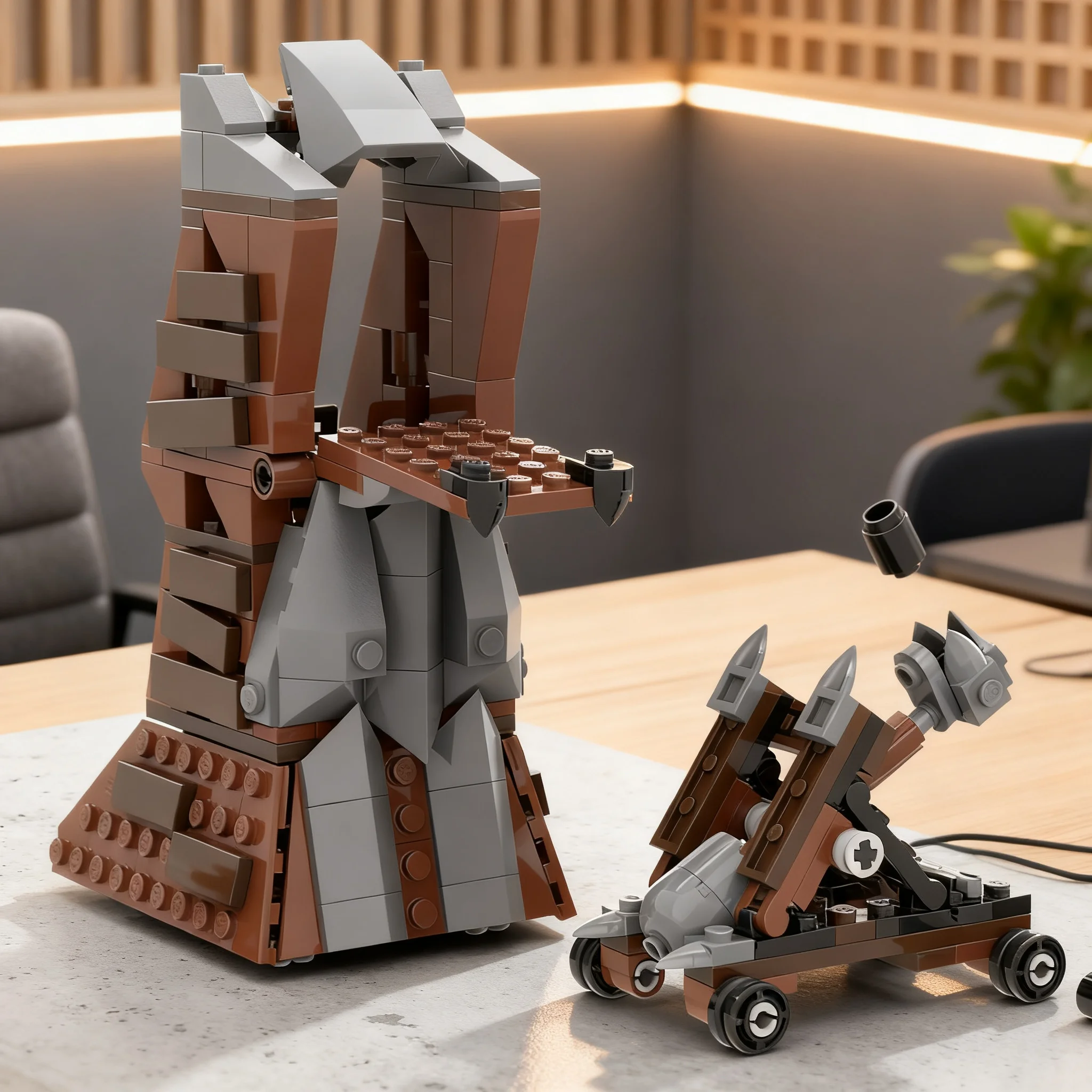 227pcs MOC Mordor Siege Engines The Hobbit And Lord Of The Rings The Rings Model Building Blocks Christmas Gifts Toys Art Craft