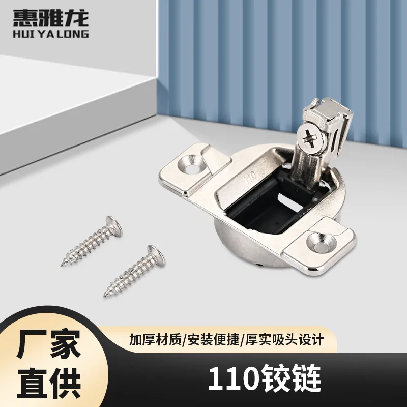 Compact Degree Soft Close Cabinet Door Hinge Zinc Alloy Concealed Hydraulic Furniture Electroplated Nickel Finish X Mm Fit