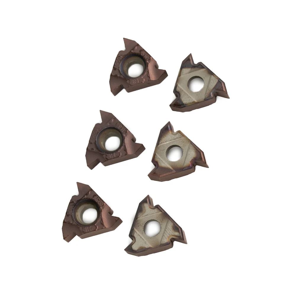 حزمة كربيد إدراج مجموعة أدوات 10 قطعة 10 قطعة 16IR AG60 CNC كربيد إدراج قطع عدة مخرطة المعادن تحول #5