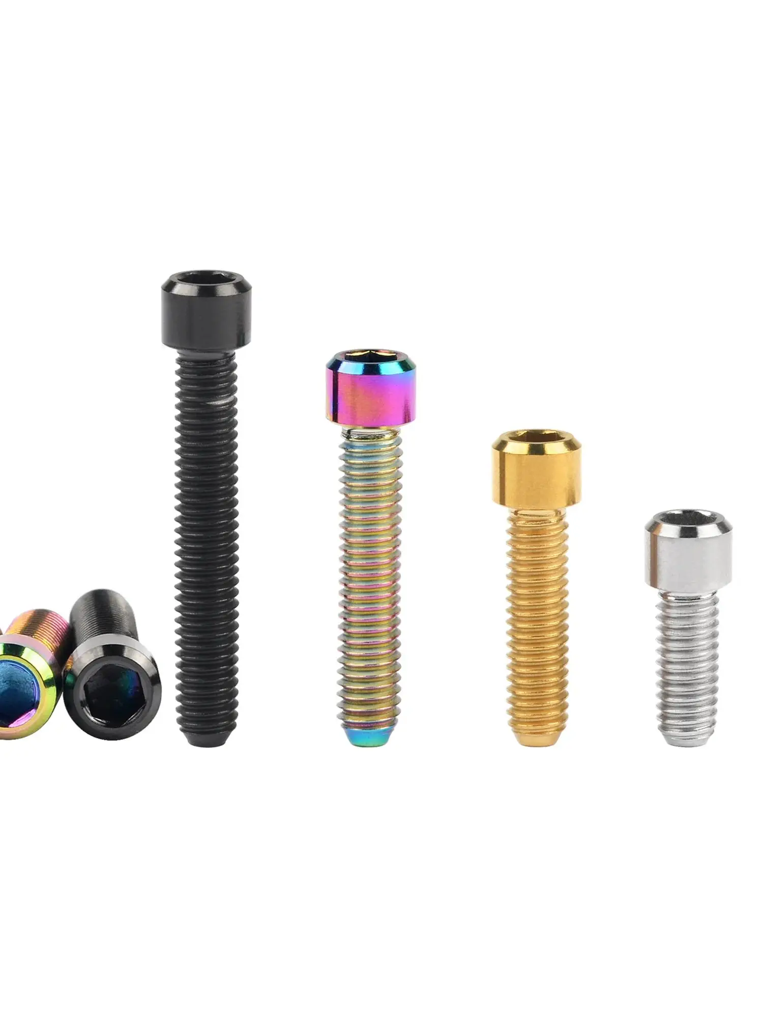 AliExpress Wanyifa Titanium Bolt M4 X 10 13.5 15 20 25mm Allen Key Small Head Screw for Bicycle Rear/front Derailleur H/L Adjustment