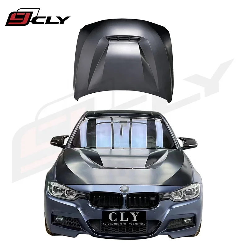 

F30 F32 F33 F36 Car Hood For 3 Series 4 Series Upgrade CS Style Hood Iron Aluminium Bonnet Engine Cover