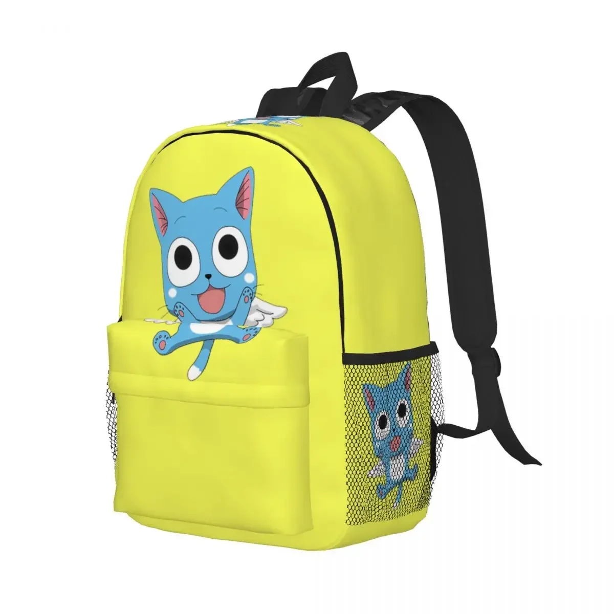 

Рюкзак с героями мультфильмов «Счастливый Fairy Tail», студенческий рюкзак для мальчиков и девочек, детская школьная сумка, сумки на плечо для ноутбука для мужчин и женщин