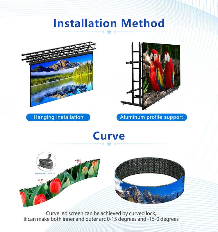 Boshuo High Impact LED Screen Professional Advertising Display Multifunctional Dynamic Stage Solution LED Screen