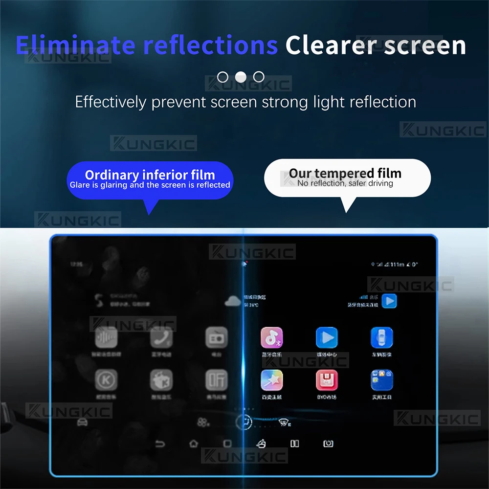 For Honda Civic 2023 2024 2025 Left Hand Drive LHD Car GPS Navigation Tempered Glass Screen Protector Film ﻿Accessories