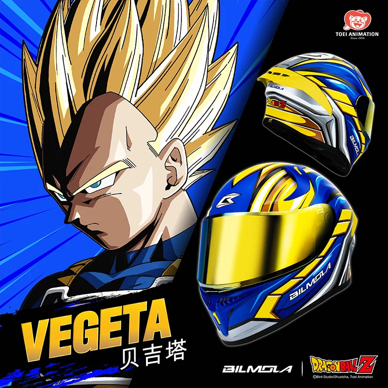 dbz motorcycle helmets Dragon Ball Goku Vegeta Buu Turtle Sandal Safety Helmet Full Face Motorcycle  Helmet Model Collectible Anime Derivative Toy Gifts