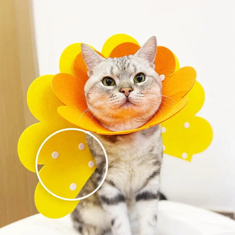 Hunde- und Katzen-Elisabethenhalsband, Schutzhalsband für Haustiere, Anti-Biss-Halsband zur Wundversorgung und Erholung nach Operationen, für die tägliche Anwendung und zur Förderung der Heilung. – Detail 4