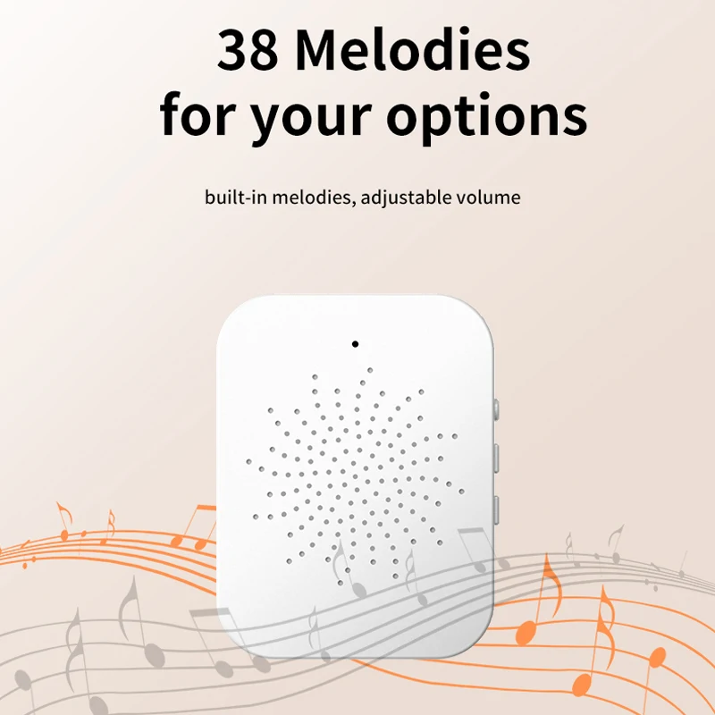 WiFi Video Doorbell Camera Smart Home Wireless Security Monitor Two Way Voice Function Built in Battery APP Remote Control