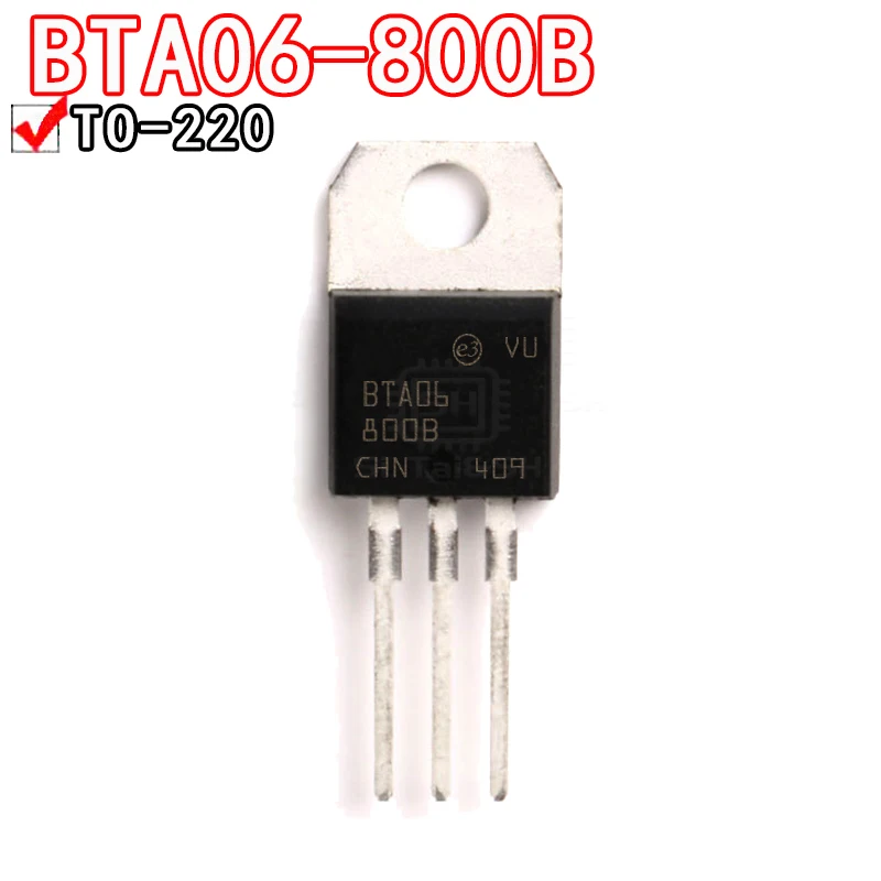 BTA16-800B TO-220 BTA16-800 BTA16 800V 16A BTA04-800B BTA06-800B BTA10-800B BTA12-800B BTA24-800B BTA12-800 BTA24-800 10pcs