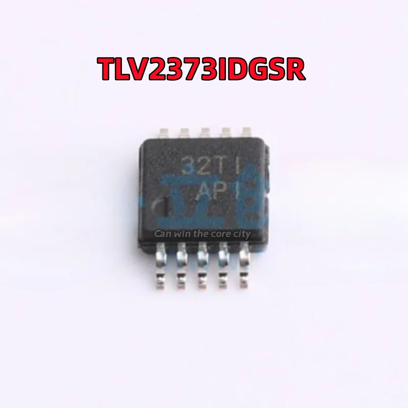 

50 PCS / LOT new TLV2373IDGSR TLV2373 screen printing API package VSSOP-10 original spot direct auction