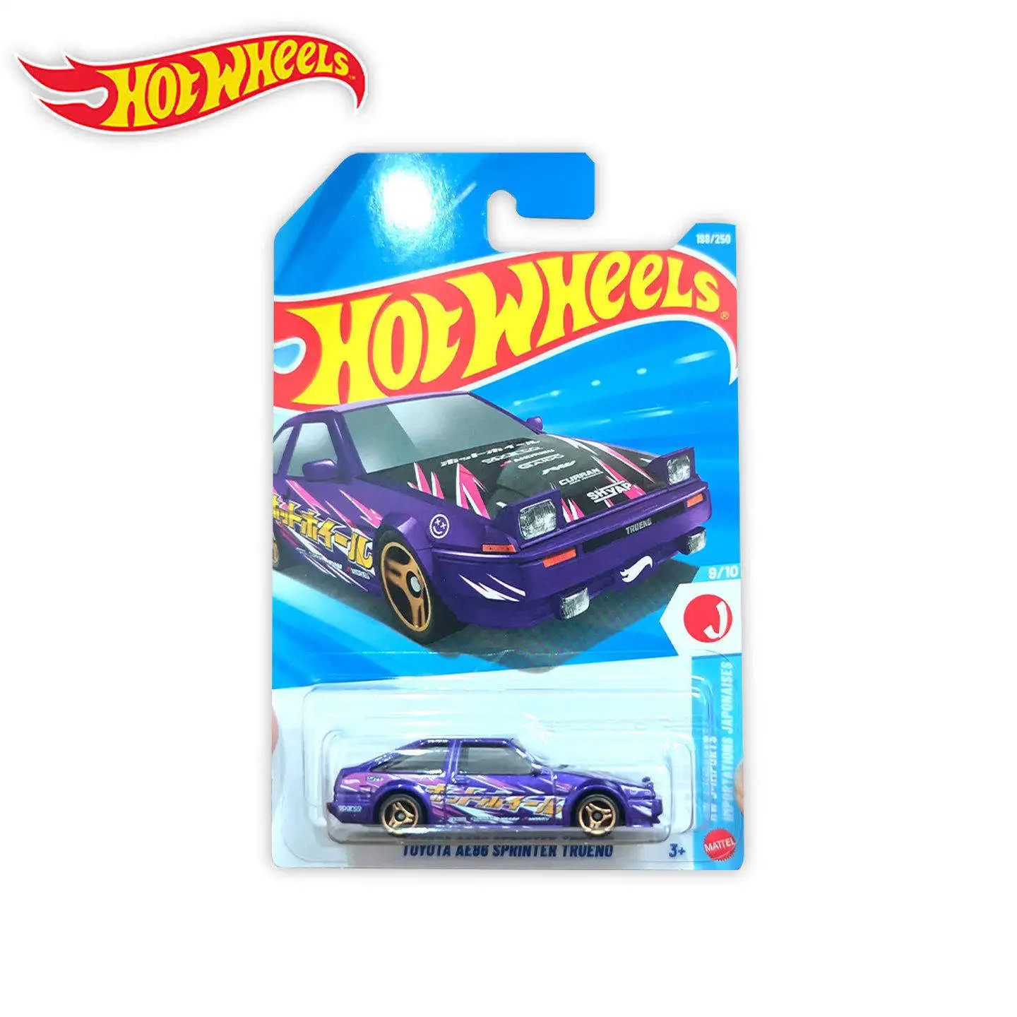 2026 K CASE Hot Wheels Car NISSAN SKYLINE GT-R (BNR34) TOYOTA AE86 BMW M4 GT3 1/64 Metal Die-cast Model Toy view 5