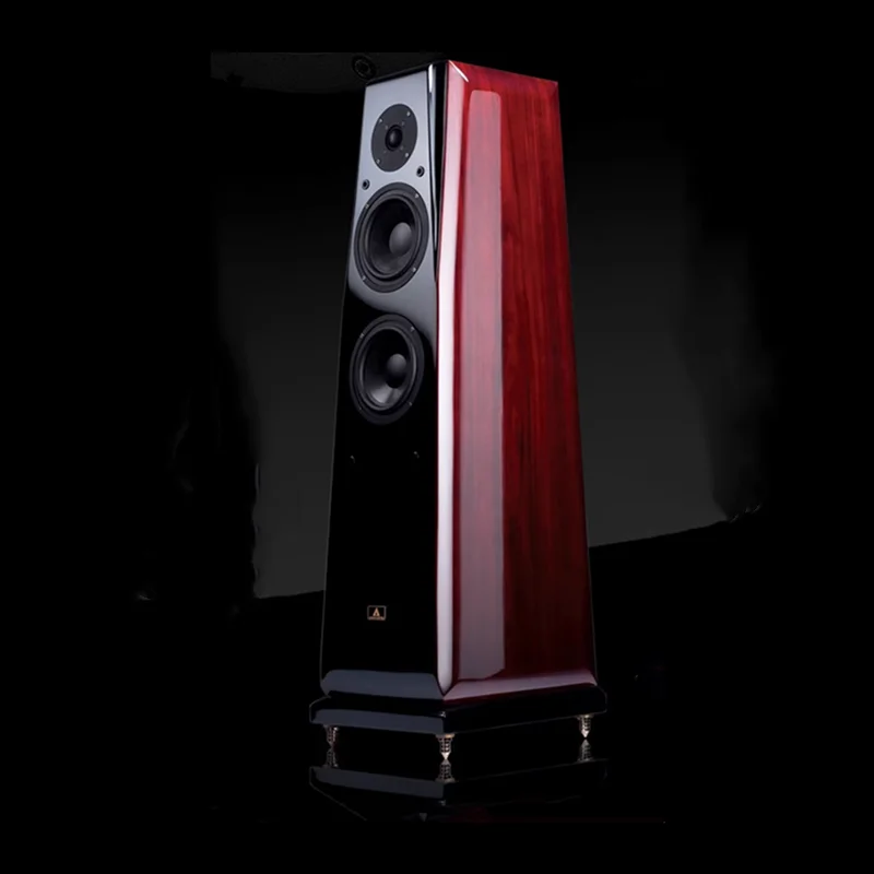 Aurum Cantus Melody 3 6.5 Inch Loudspeaker AC165/50CK Woofer Midrange DomeTweeter ADT32F 3 Way 3 Unit Piano Lacquer MDF