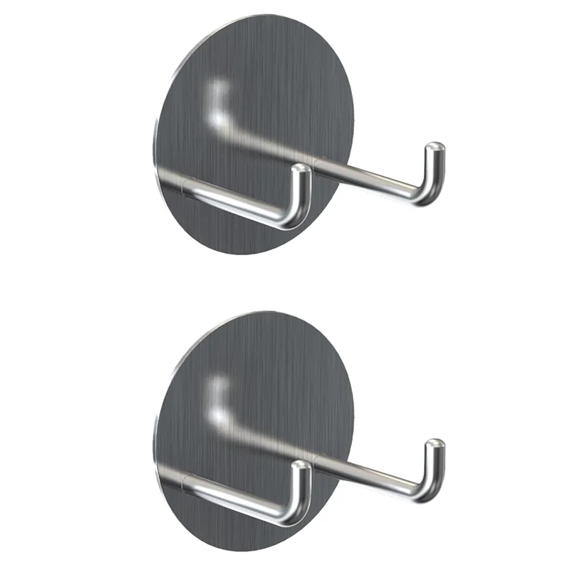 

AB47-2Pc Coffee Portafilter Holder Wall Mount,Self Adhesive Espresso Portafilter Rack For 51/53/58Mm Portafilter