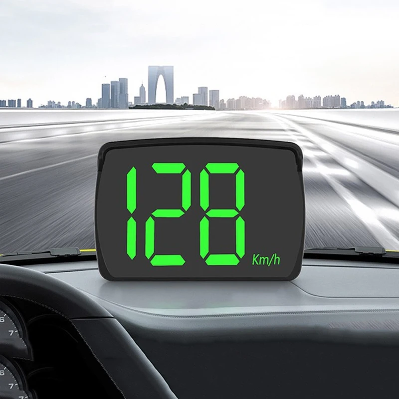 

Универсальный автомобильный HUD цифровой спидометр, проекционный дисплей для автогрузовиков, измеритель скорости, дисплей KM/H, источник питания USB