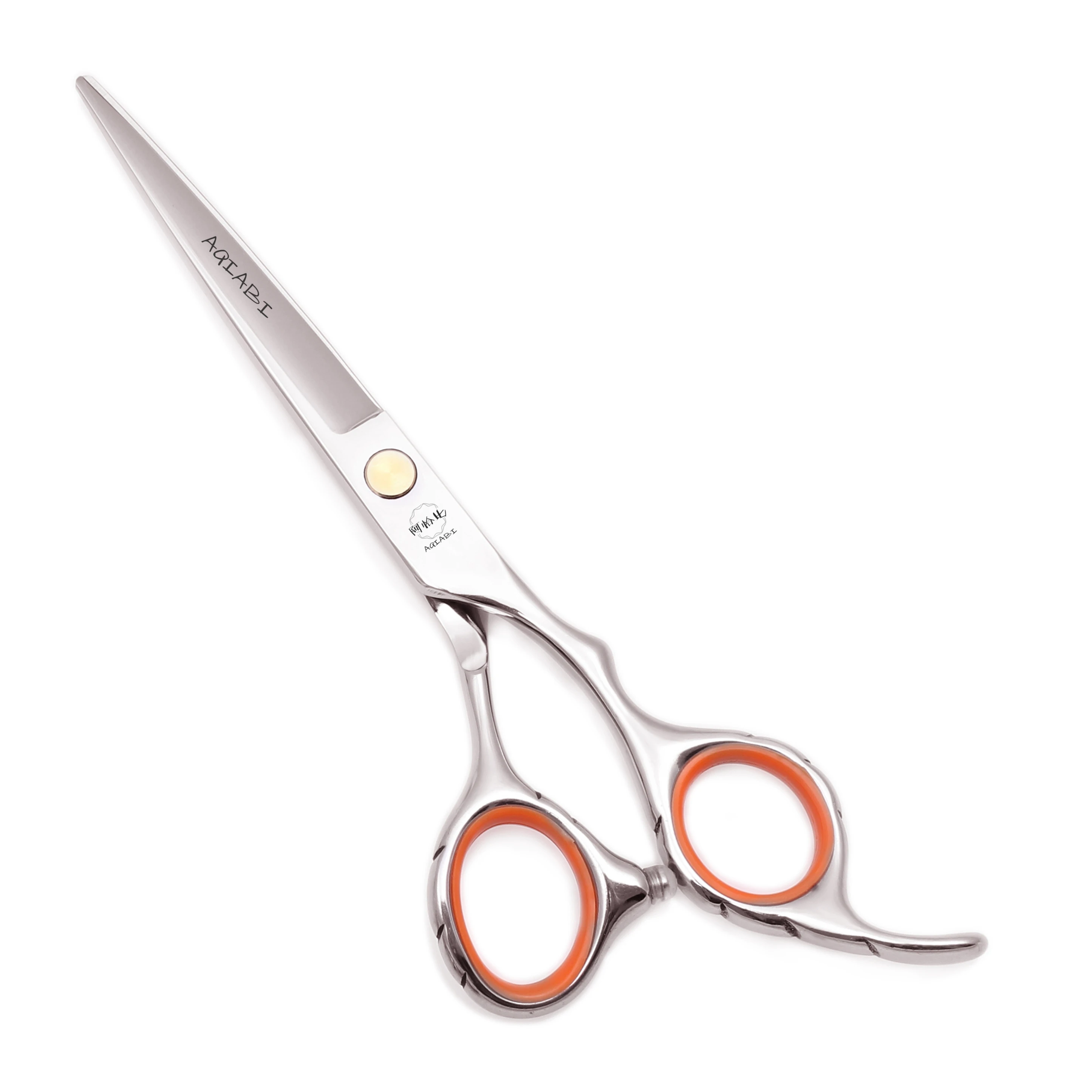 Haarschere 1 Stück 5,5" 6" AQIABI JP Edelstahl-Schneideschere Effilierschere Friseur Professionelle Friseurschere A1009 – Detail 1