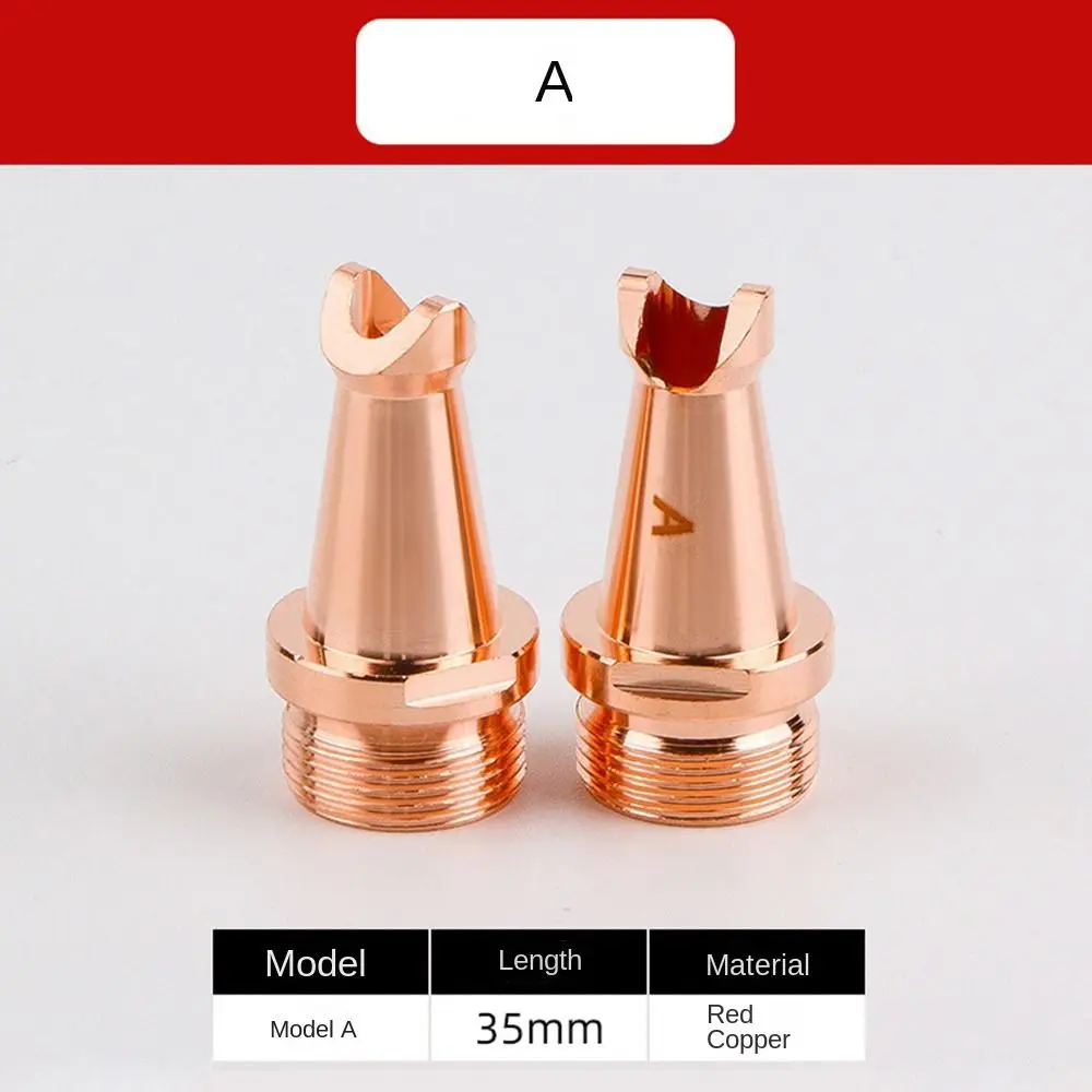 M16 CQWY Laser Welding Nozzle Red Copper Thickened Welding Torch Handheld Laser Nozzle for WEIYE Head Parts Welding Accessories