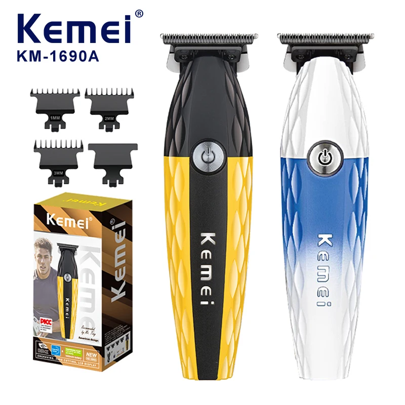 

Kemei 1690A электрические машинки для стрижки волос мужские профессиональные Type-C перезаряжаемые беспроводные машинки для стрижки волос керамический лезвие триммер для волос