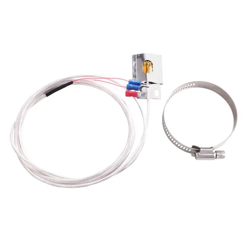 AT21-Superficial Mount Probe PT100 Temperature Sensor Pipe Platinum Resistance RTD Thermal Detector,2M