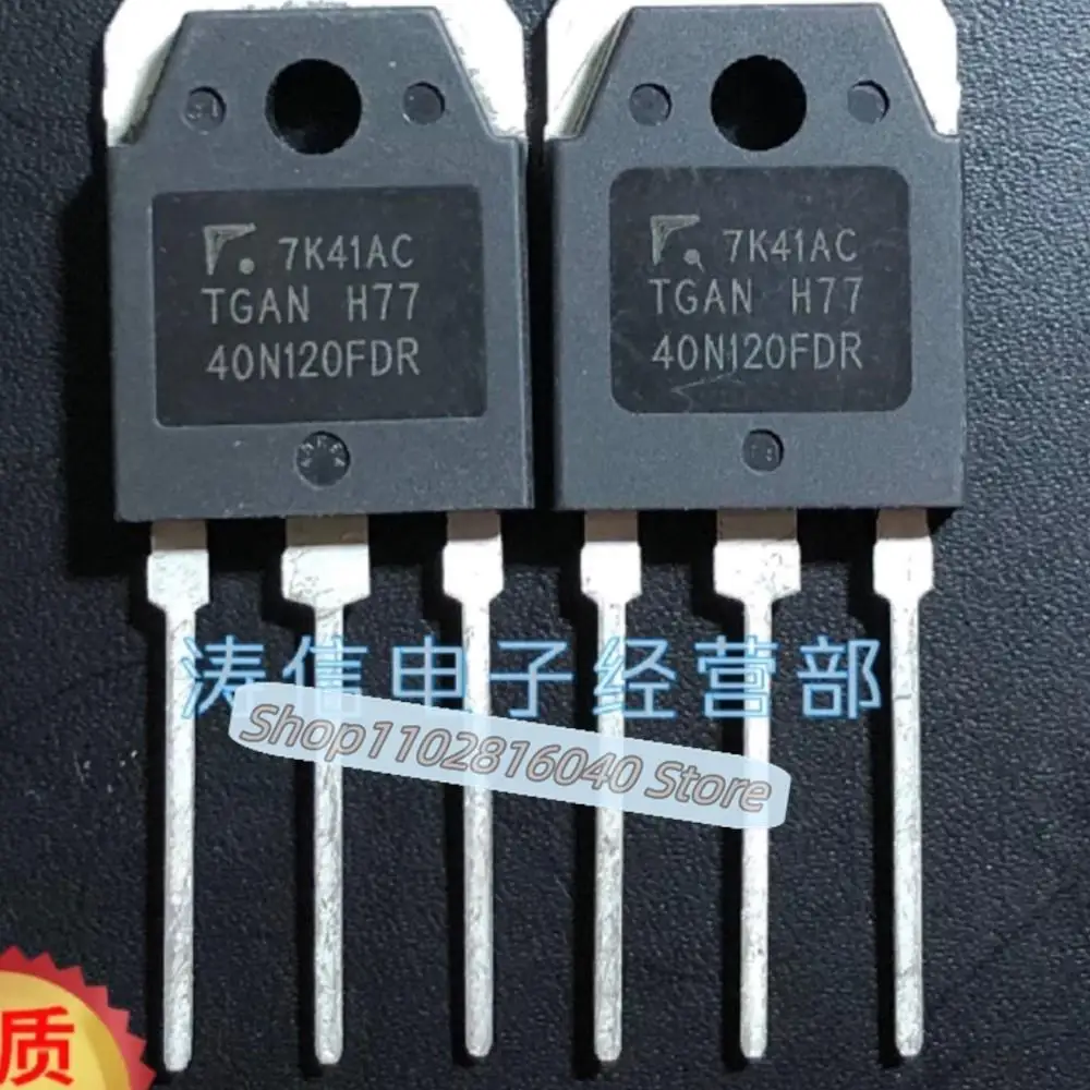 

10PCS/Lot TGAN40N120FDR 40N120 IGBTTO-3P 40A/1200V Best Quality Imported Original Spot