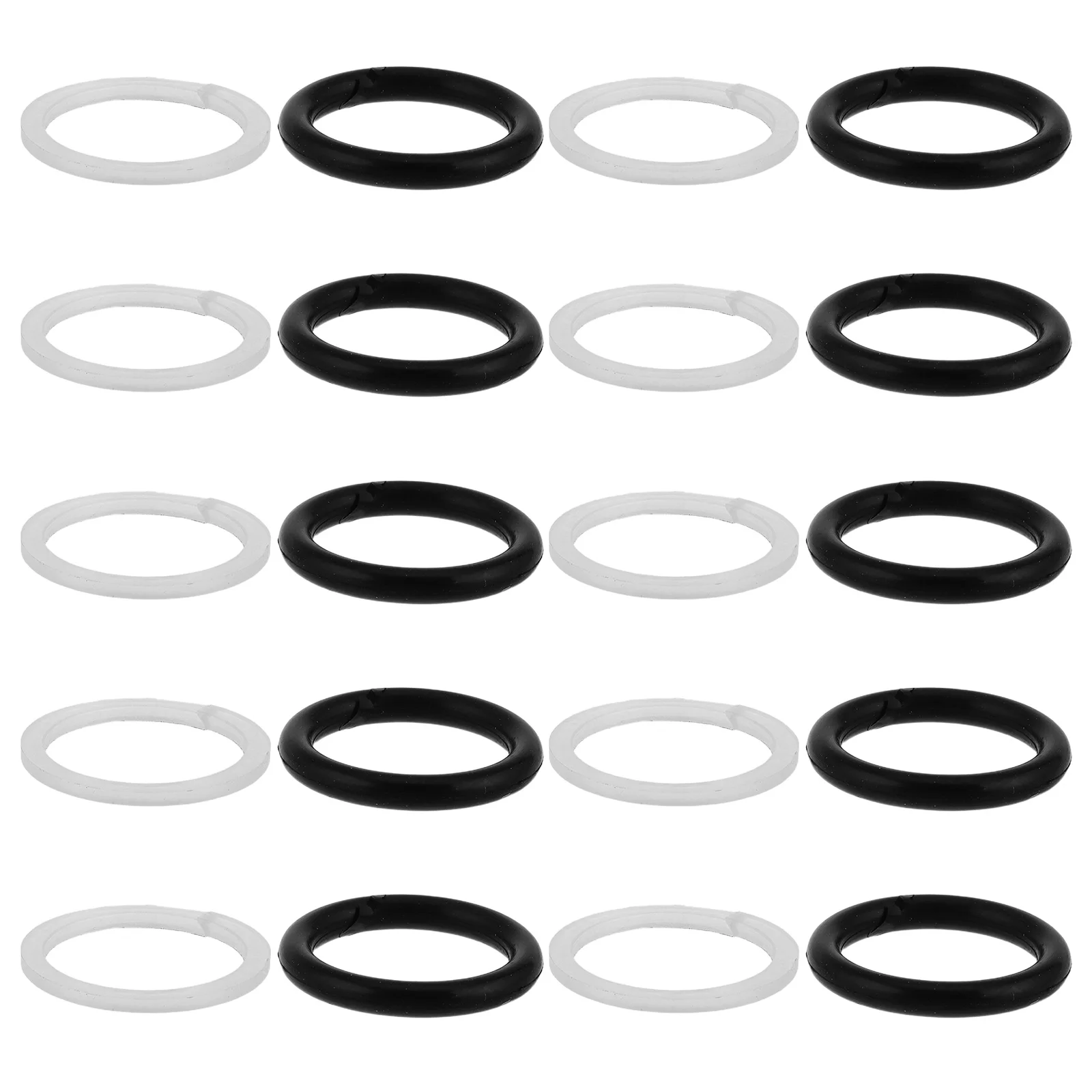 

20pcs Hydraulic Jack Oil Seal Floor Seals Replacements Repair Tool Maintenance Supplies Rubber Horizontal High Performance Wide