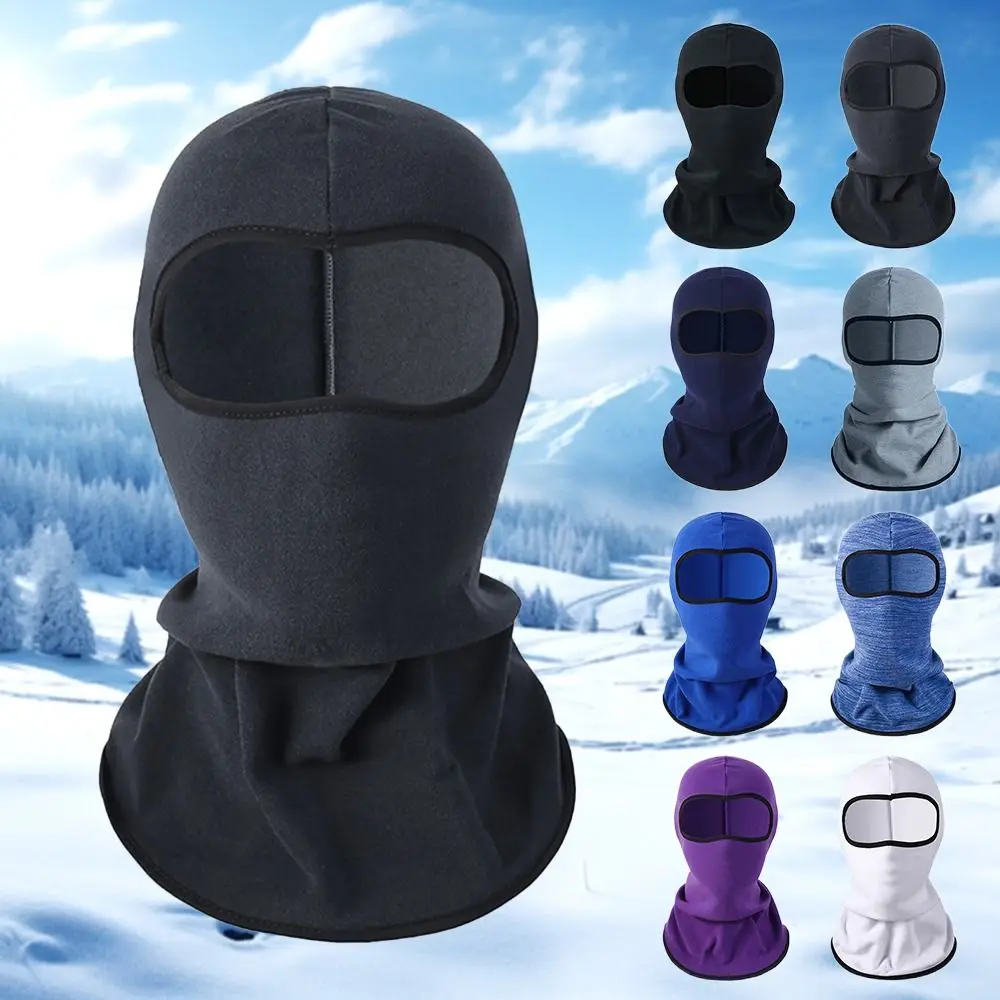 Imitation Cashmer Balaclava Cap Warmth Autumn Winter Accessories Full Face Neck Mask Windproof Cycling Headgear Cap Outdoor