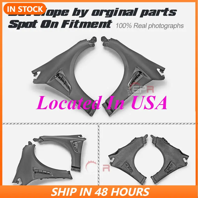 

For Toyota 19-22 Corolla Auris E210 Sedan Hatchback Carbon fiber vent ducts + FRP Unpainted Front Fender