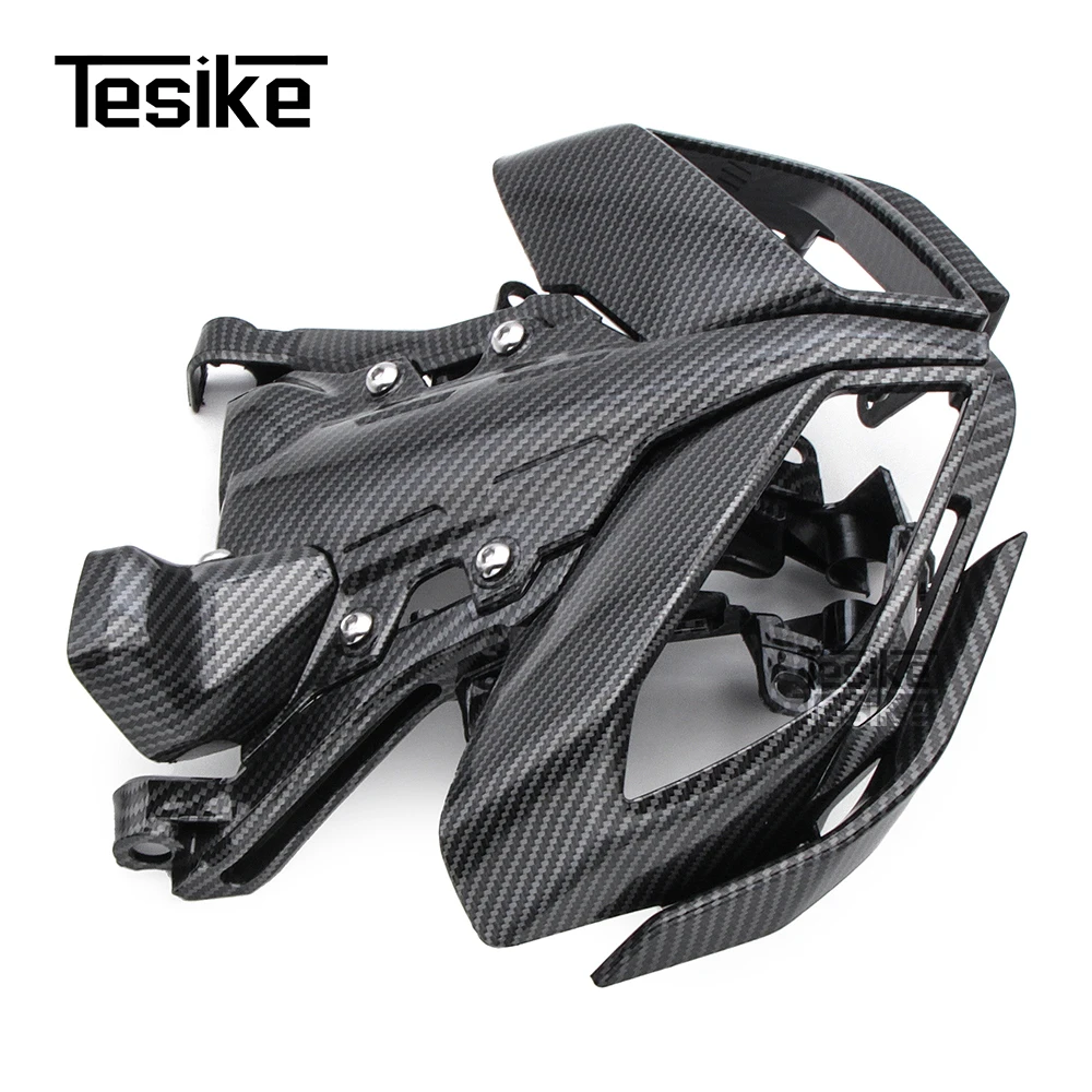 Carbon Fiber Color Headlight Front Cover Bracket Fairing For Yamaha MT-09 FZ-09 MT09 FZ09 GT SP ST 2017 2018 2019 2020 - Image 2