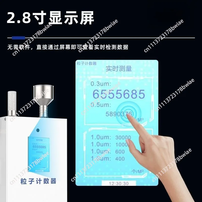 Fully automatic online dust particle counter 6 particle size channels