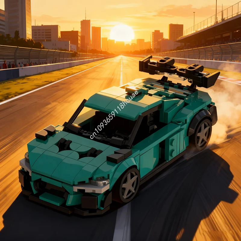 

379pcs MOC ABT XGT Audiee Dark Turquoise Model Building Toy Blocks Christmas Gifts Construction Assemble Creative Brick Birthday