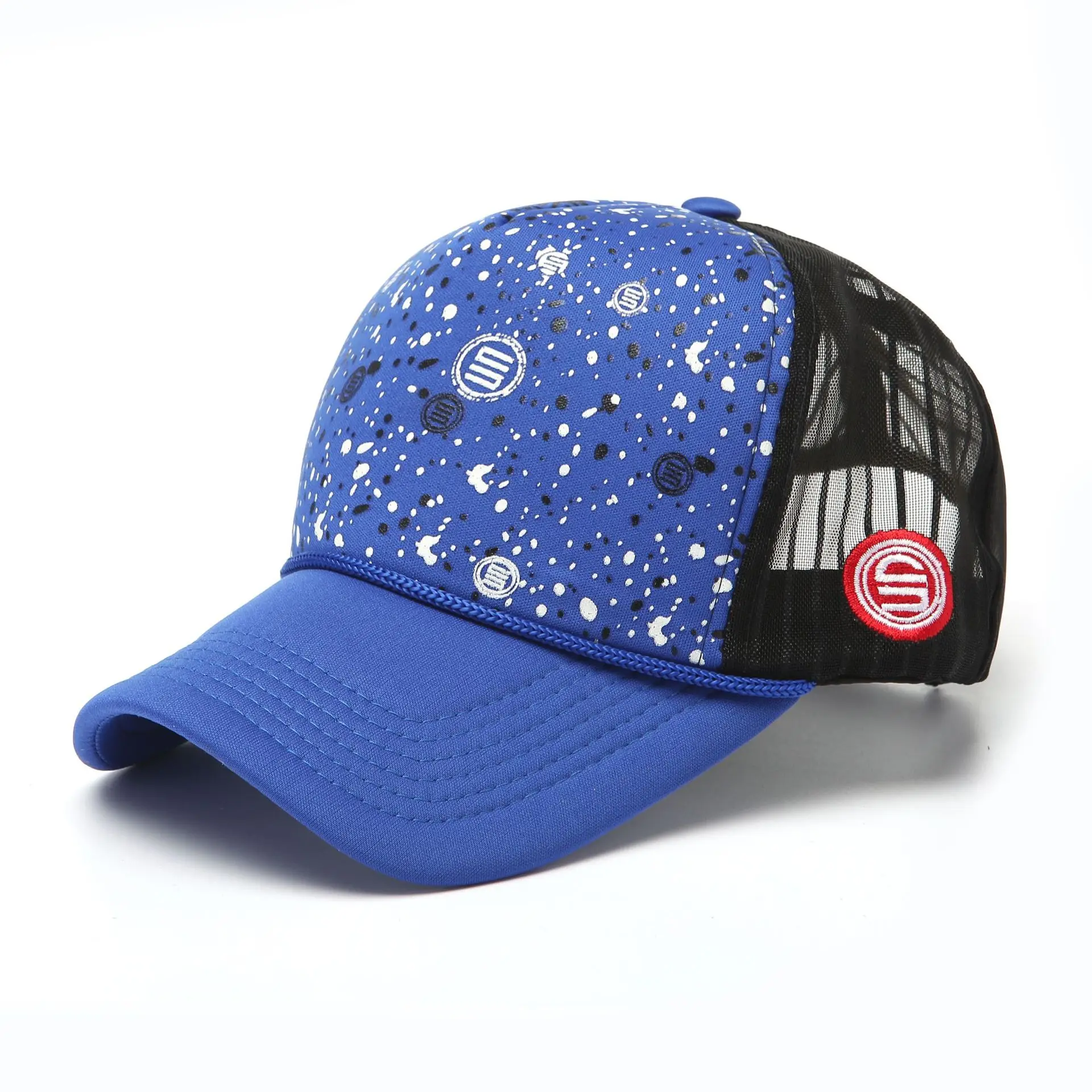 Spring Summer Mesh Baseball Caps New Design Cartoon Print Net Breathable Visor Hats New Fashion Cheap Wholesale