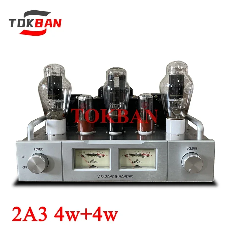 Tokban 2A3 Vacuum Tube Amplifier Diy Kit 4w*2 High Power Spartan A1 Bluetooth 5.0 Vu Merter HIFI Amplifier Audio