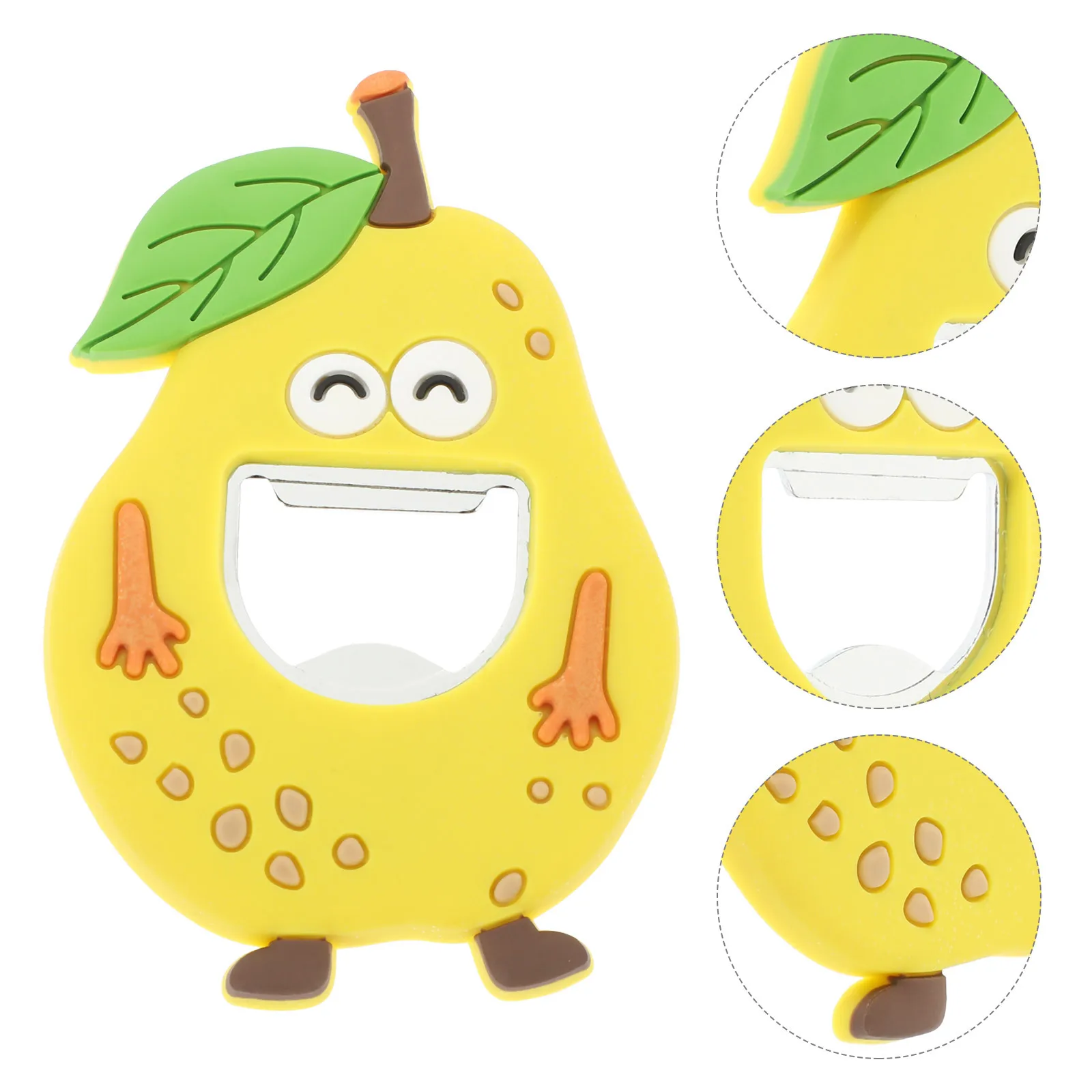 

Pear Bottle Opener Cute Cartoon Soda Beer Bottle Opener Manual Beverage Opening Tool Party Bar Kitchen Accessory