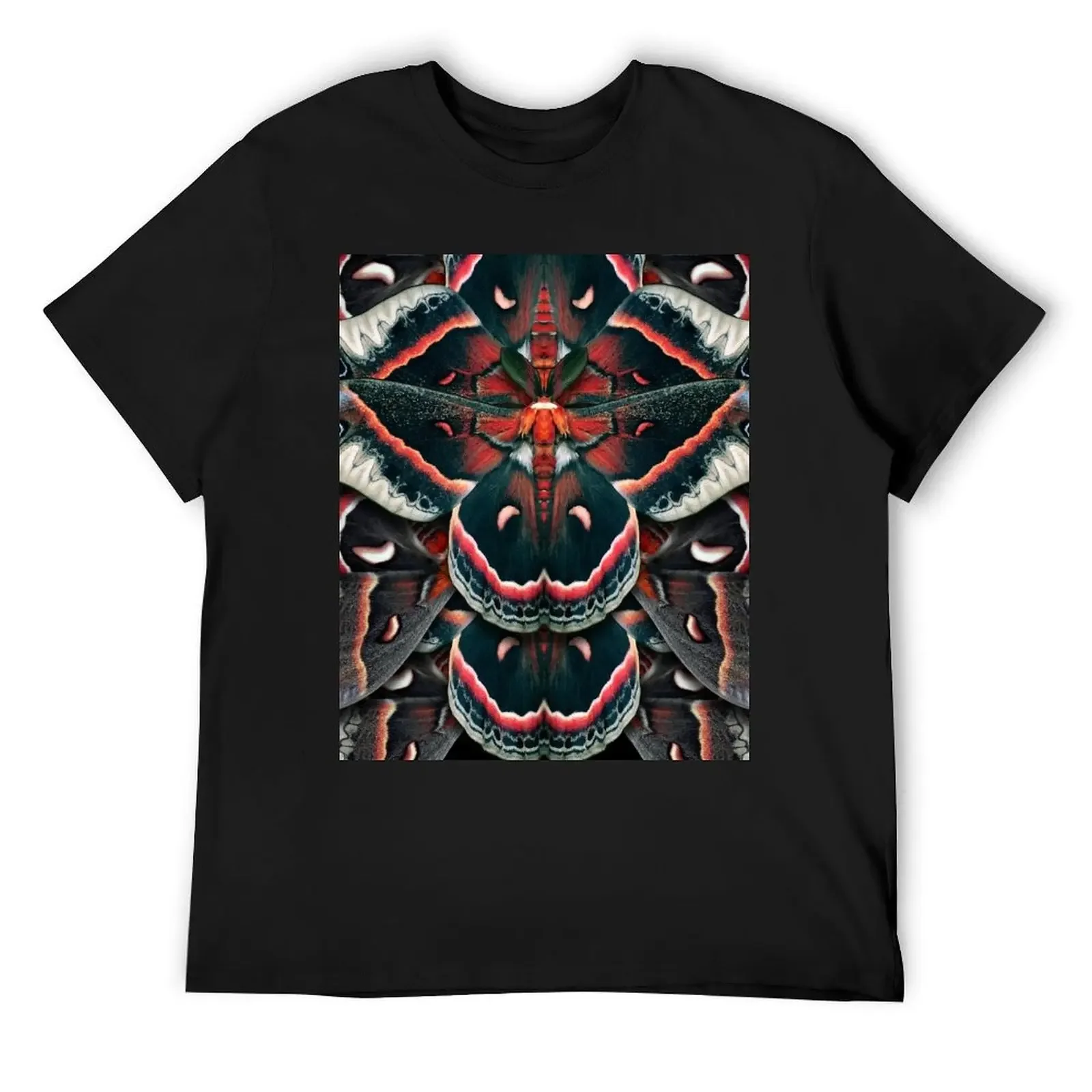 Cecropia Moth Mandala - Symmetrical T-Shirt graphic t shirt vintage vintage clothes plus size men clothing