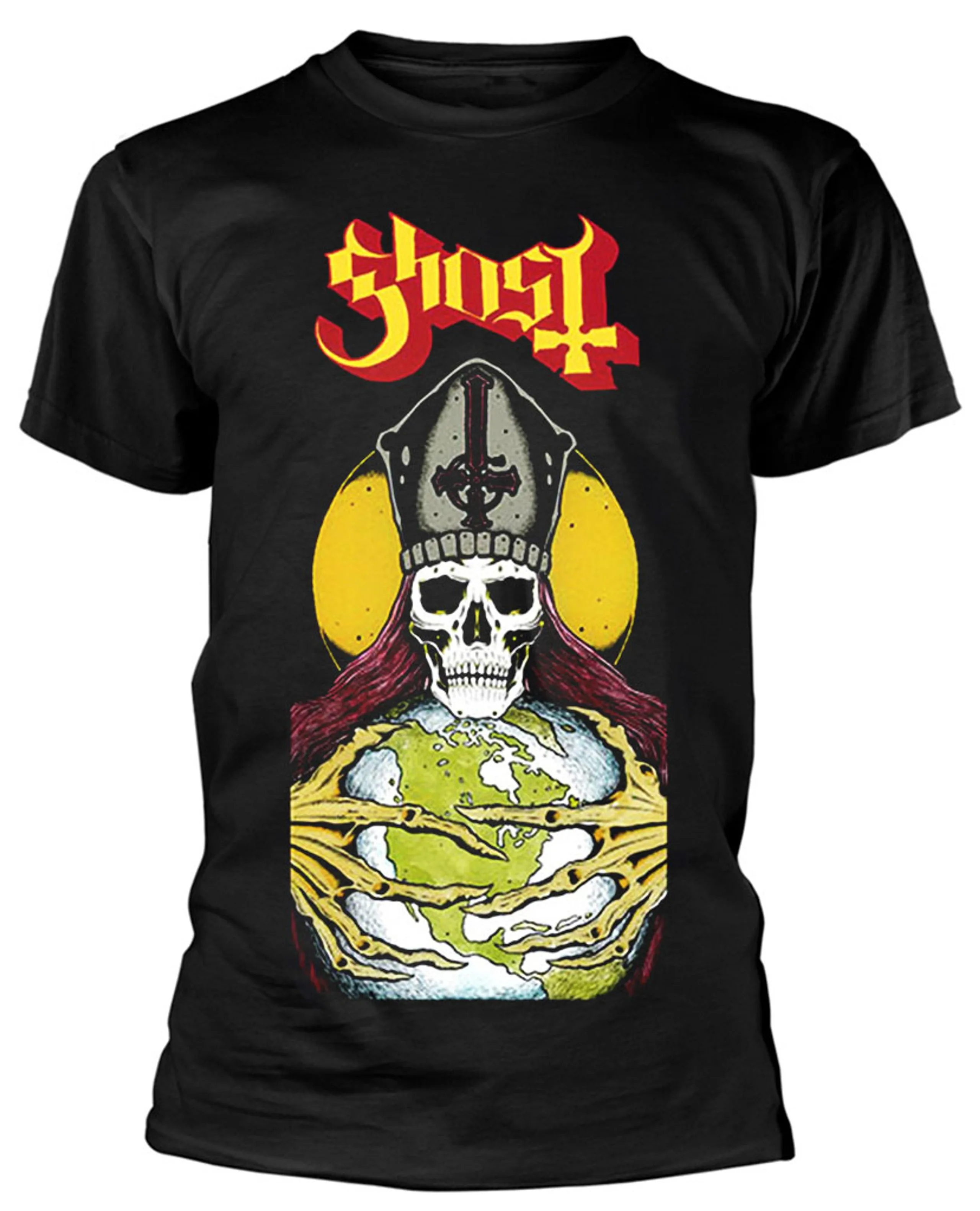 

Ghost'Blood Ceremony 'clothing, Pattern Printing Summer Luxury Brand Pure Cotton Men's and Women's T-shirts Short Sleeves