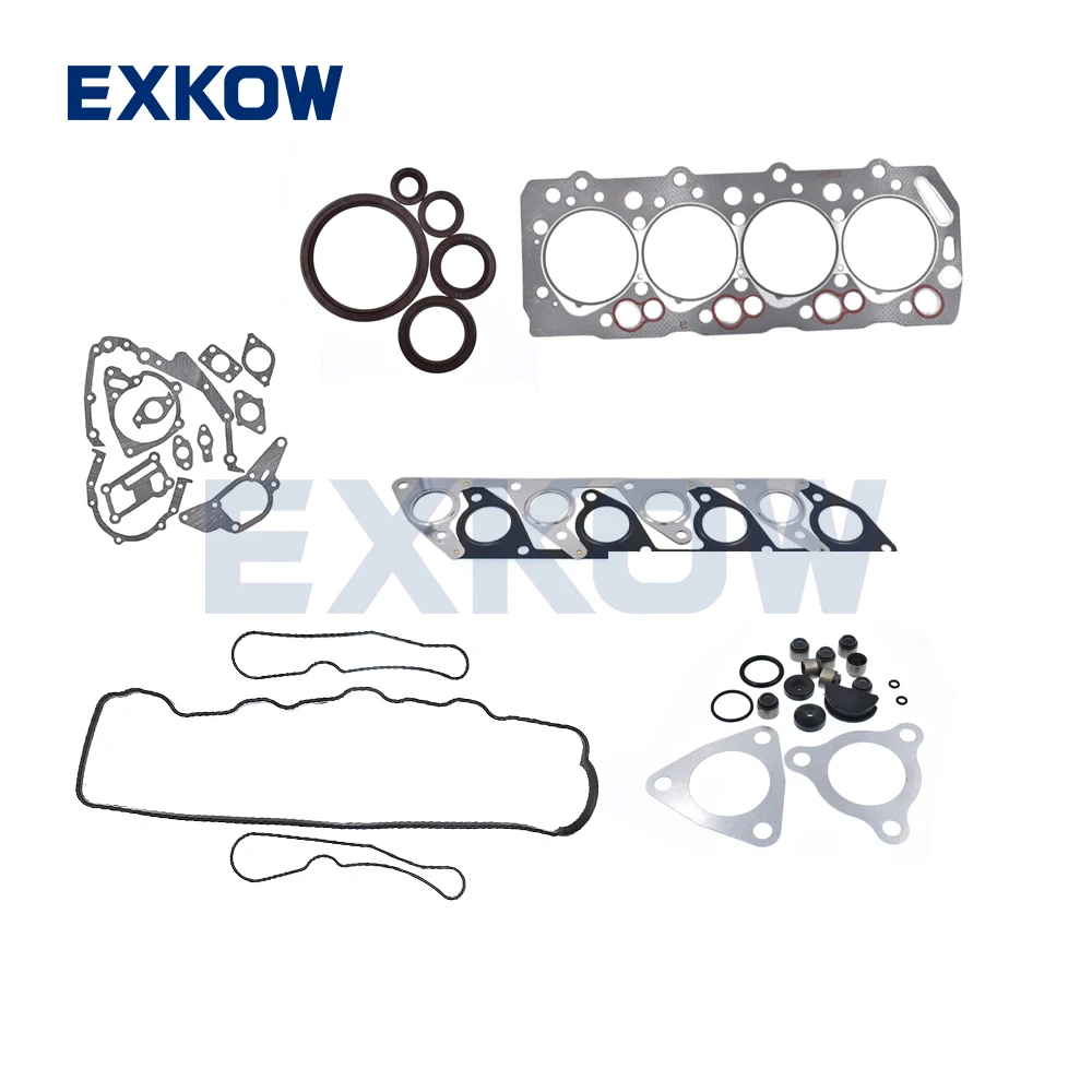 

Engine Overhaul Gasket Kit for Mitsubishi Triton L200 2.5D 4D56 2WD 1999-2007 1000A896 MD976864