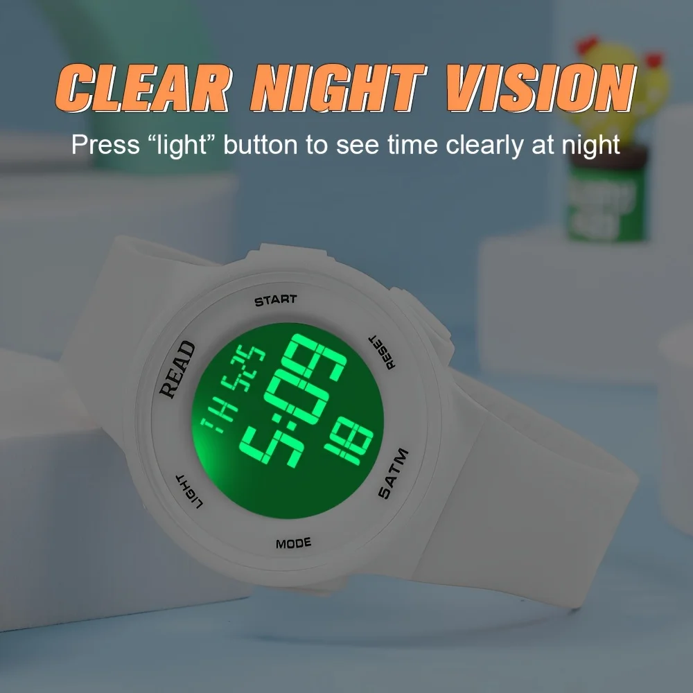 Watches for Women, Fashion Watch With High-Resolution LED Definition Display, Waterproof Multi-Function Electronic Digital Watch image 3