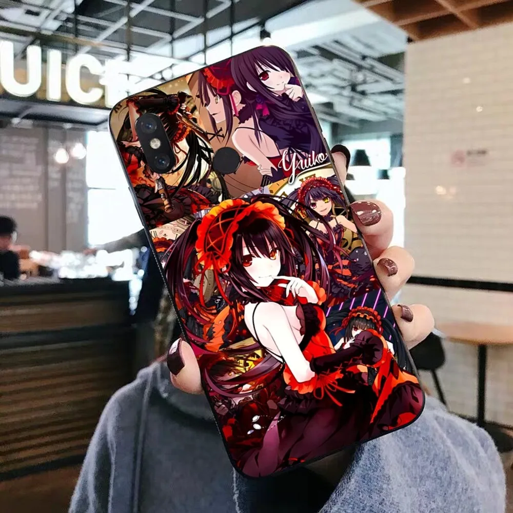 Kurumi Tokisaki Date A Live Phone Case For Xiaomi Mi 5X 8 9 10 11 12 lite pro 10T PocoX3pro PocoM3 Note 10 pro lite