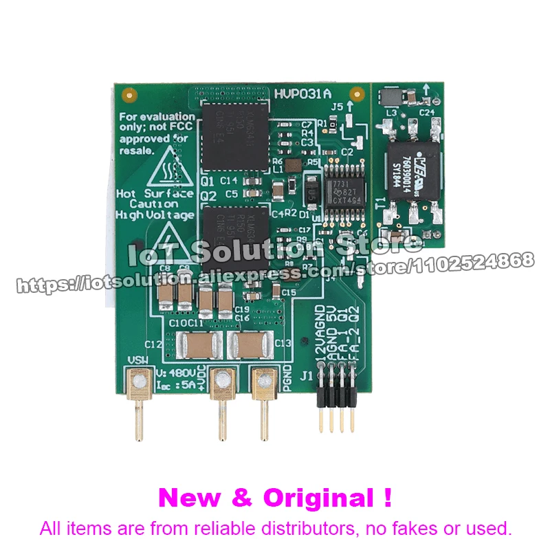 LMG3411EVM-031 LMG3411R150 600-V 150-mΩ GaN with cycle-by-cycle overcurrent protection half-bridge daughter card LMG3411EVM 031