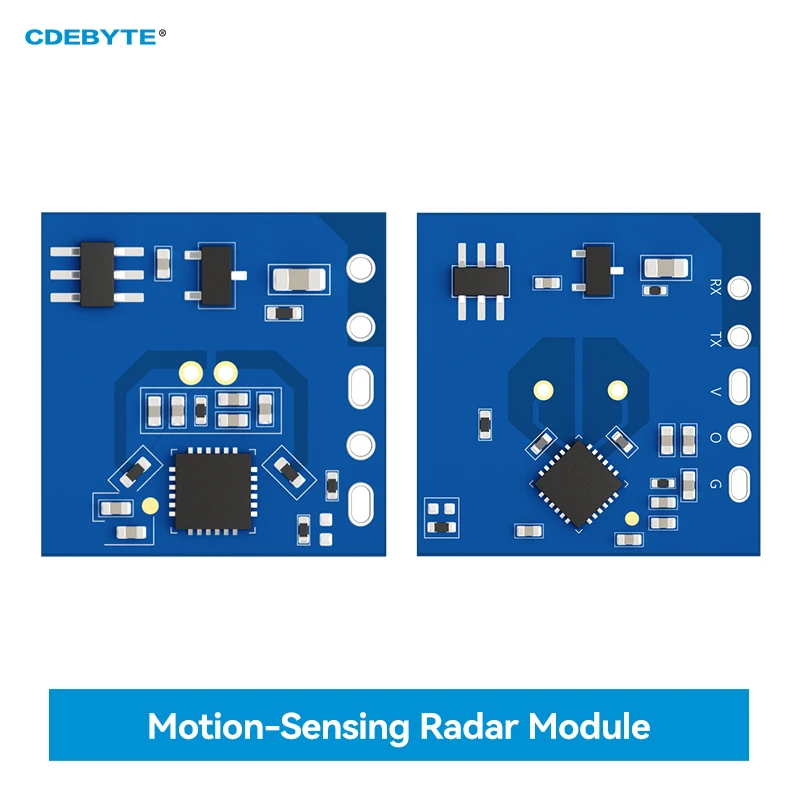 Radar Sensor Module 5.8/10GHz CDEBYTE E54 Series Module Light-Sensitive Detection Distance Measurement Human Detection