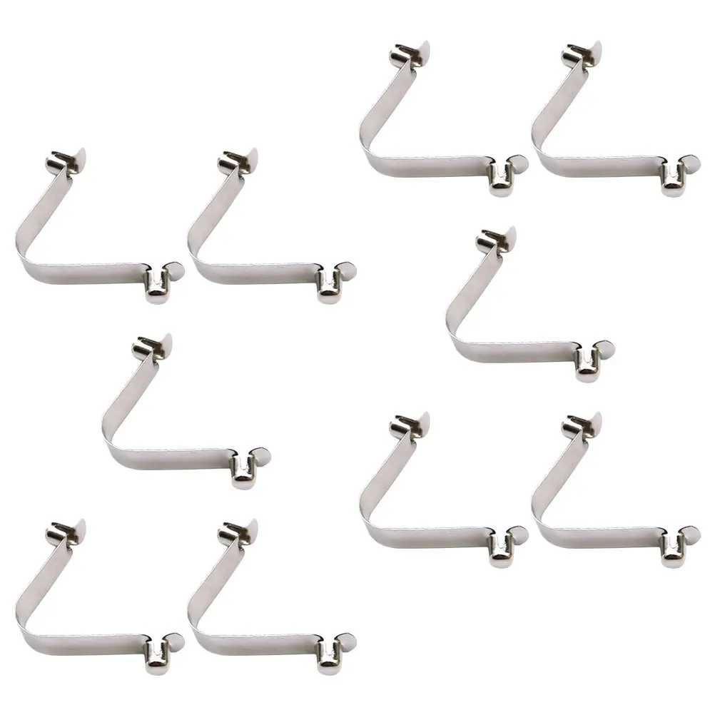 

BUTIFULSIC 10pcs Stainless Steel Spring Buckle Clips for Pool Swimming Replacement Parts
