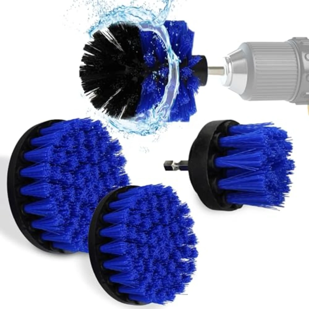 Multi-Purpose Scrub Brush Kit is Suitable for Grouting Floor Shower Ceramic Tile Bathroom Car Cleaning Brush and Barbecue Grill
