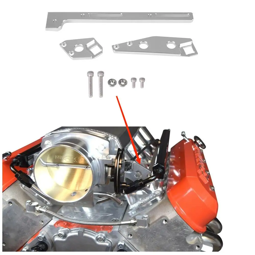 New! LS1 Throttle Cable Bracket For Sheet Metal Intake Manifold, 551446,870016 870017 820031 832142