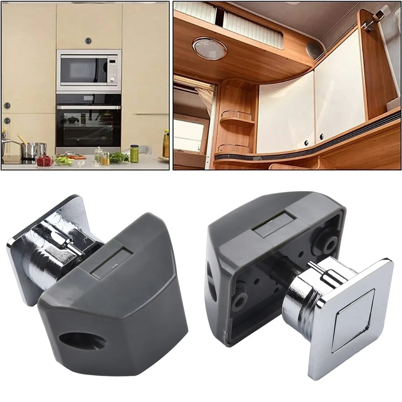 High Quality Zinc Alloy Lockset Button Catch  Handle Lock   For All Kinds Of Furniture Has The Beautiful Appearance