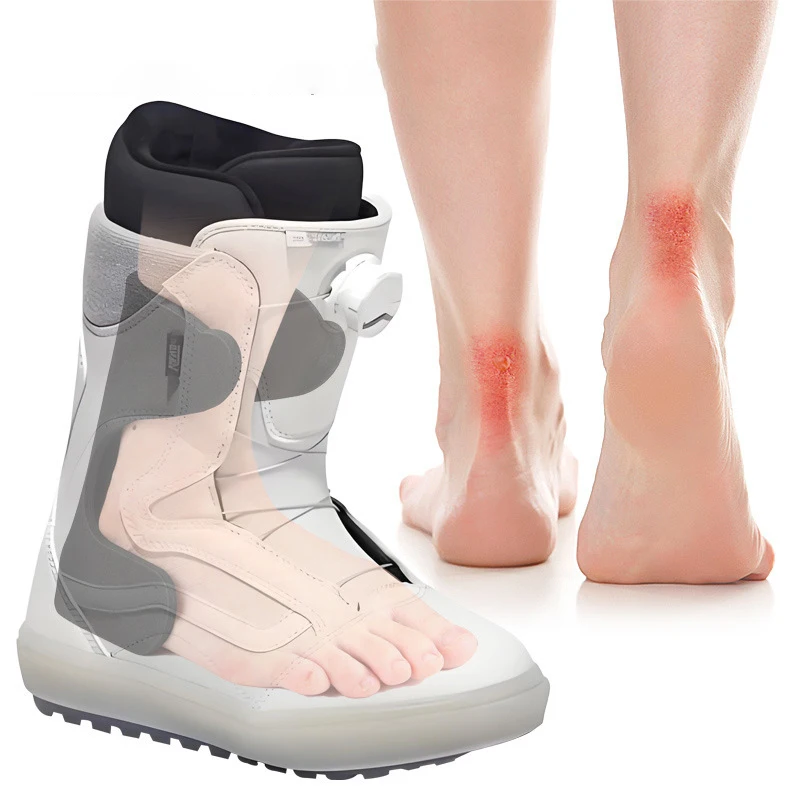 

2/4Pcs Ski Heel Pad Soft Heel Pads Accessories Padding Ski Boots Shock-absorbing Foam Self-heel Pads Snowboarding Boots Black