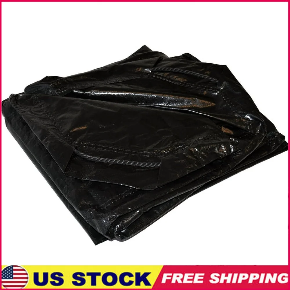 

Сверхмощный полиэтиленовый брезент 9 футов x 9 футов, водонепроницаемые края на шнурке, легкий Cinch, для хранения в кемпинге, ландшафтный дизайн, промышленное использование