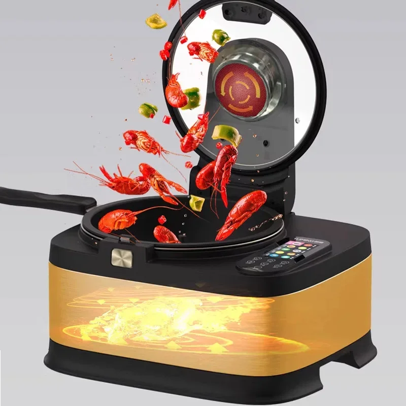 Smart cooking machine Kitchen Robot Cooker Intelligent Automatic Stir-frying Machine Kitchen Robot Machine 1806W
