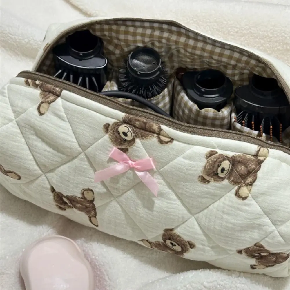 Soft Hair Dryer Storage Bag Large Capacity Dust-proof Curling Iron Carrying Case Durable Portable Curler Storage Bag