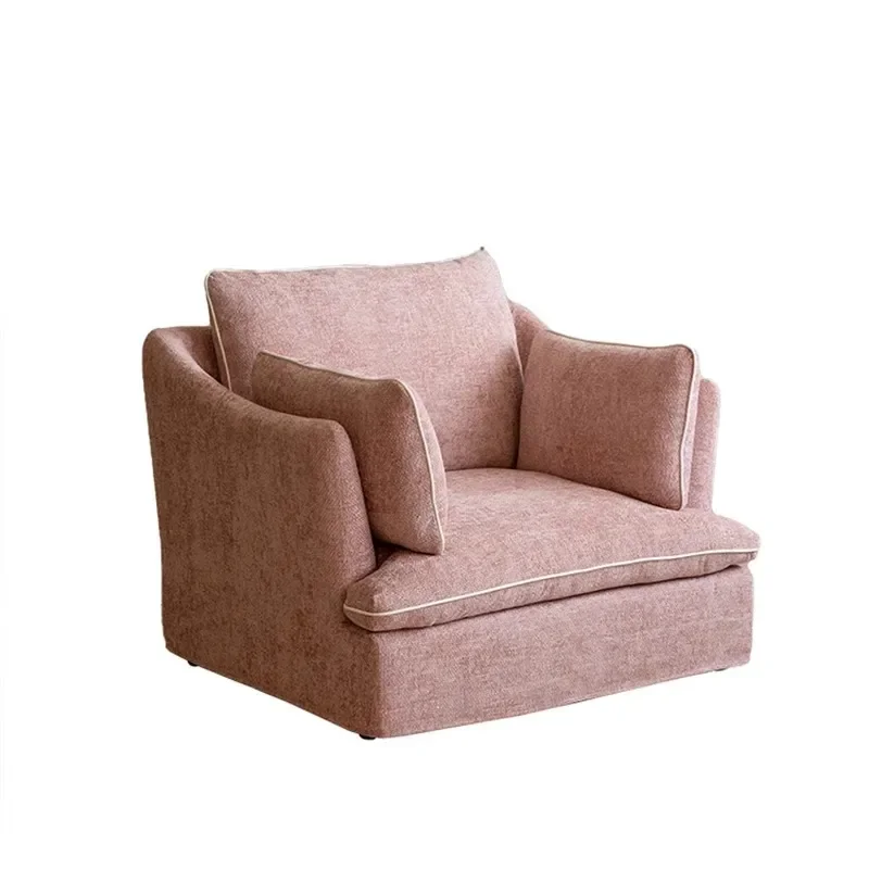 Wabi Sand Wind Chenier Mangkhut Single Concubine Simple Sun Bed Small Apartment Living Room Fabric Removable Sofa
